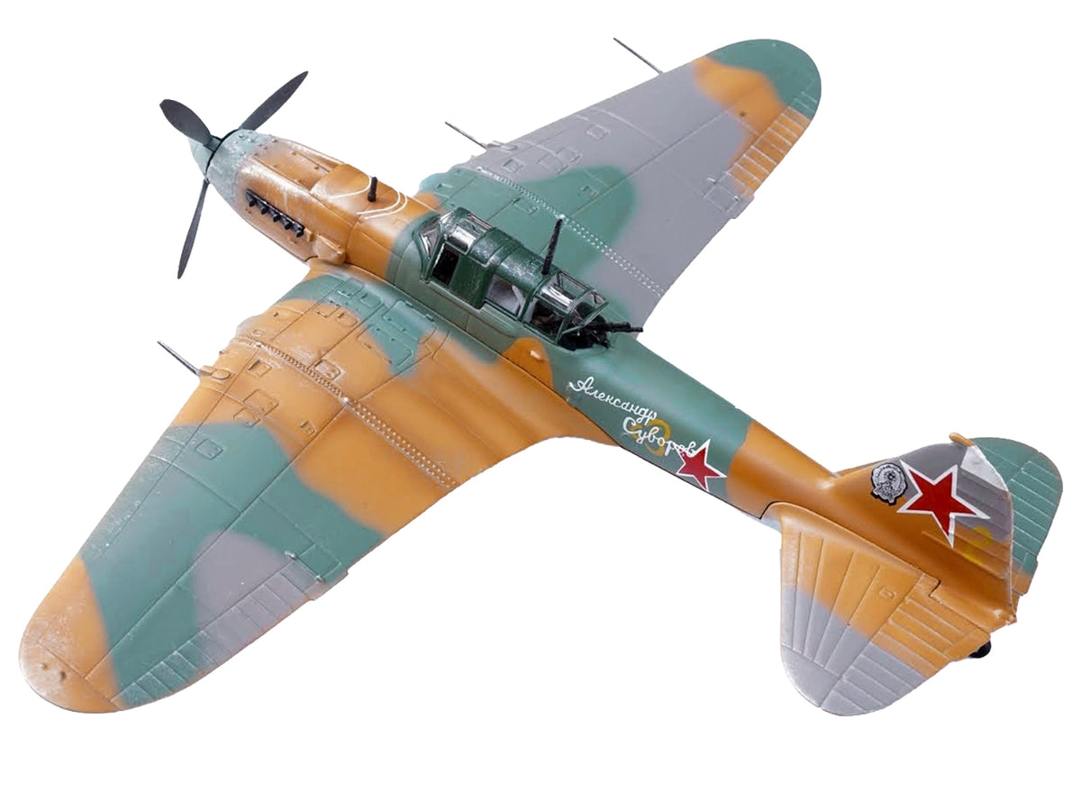 Ilyushin IL-2 Shturmovik Aircraft Camouflage Soviet Air Force 1/72 Diecast