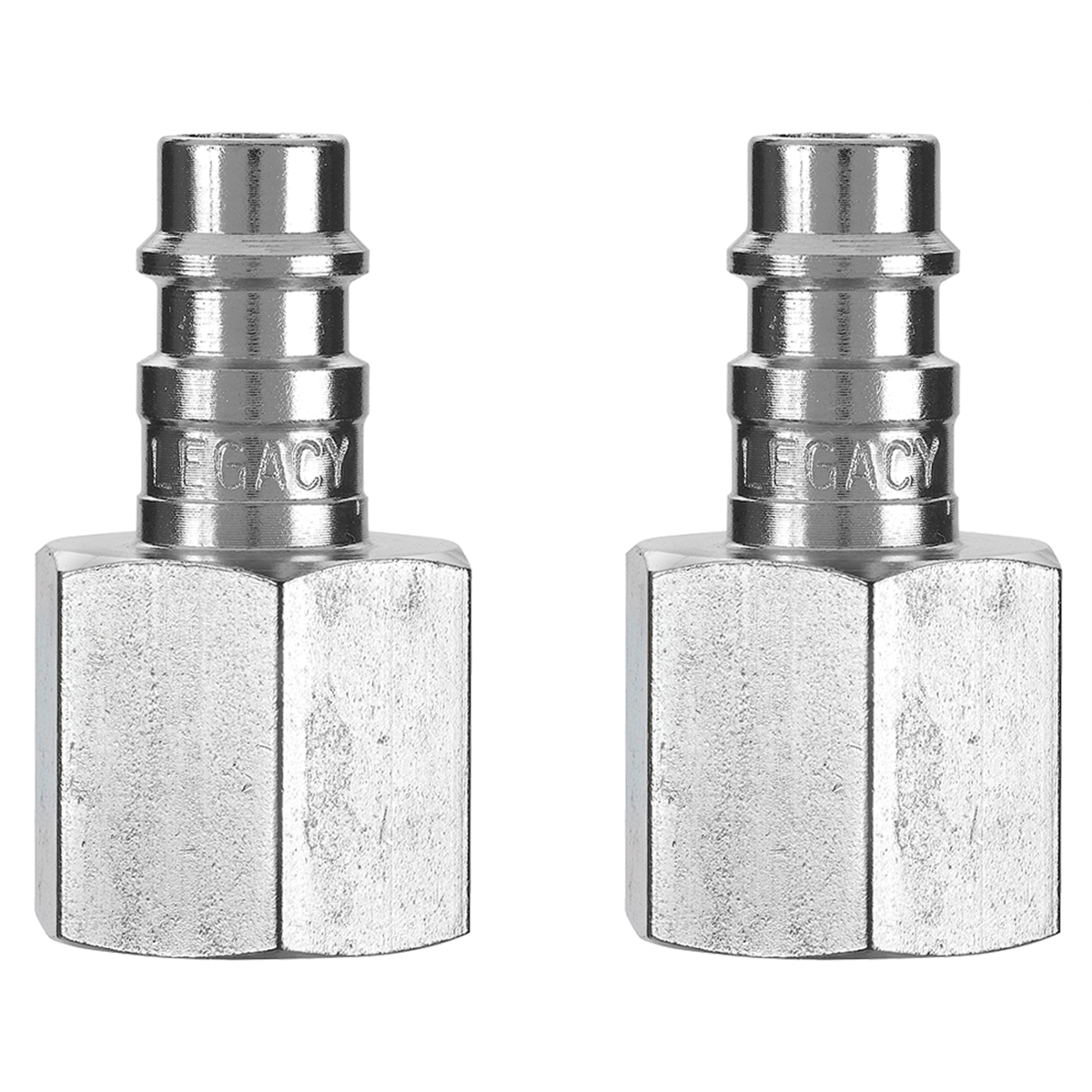 Legacy Manufacturing Flexzilla Pro High Flow Plug, 1/4" Body, 3/8" FNPT, 2-Pack
