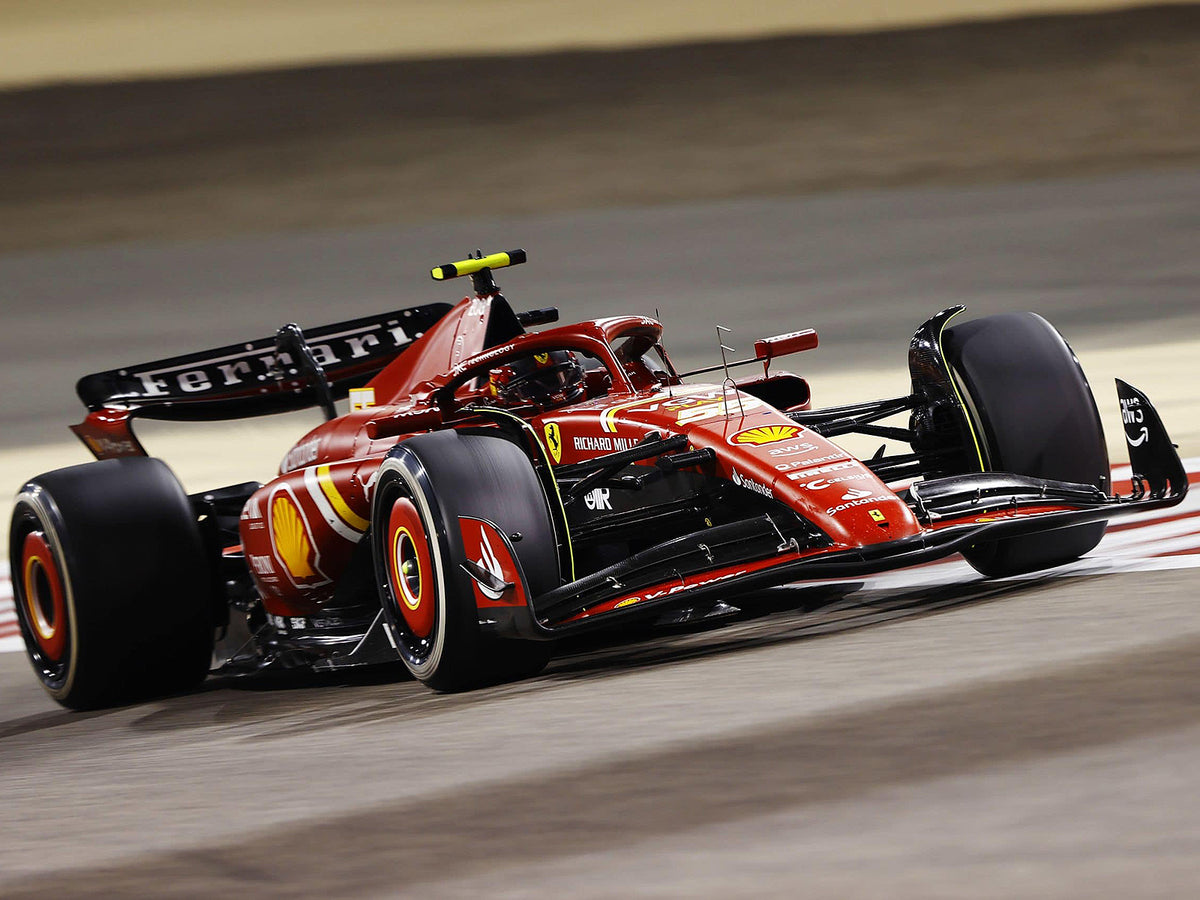 Ferrari SF-24 #55 Carlos Sainz 3rd Place Formula One F1 Bahrain GP Acrylic