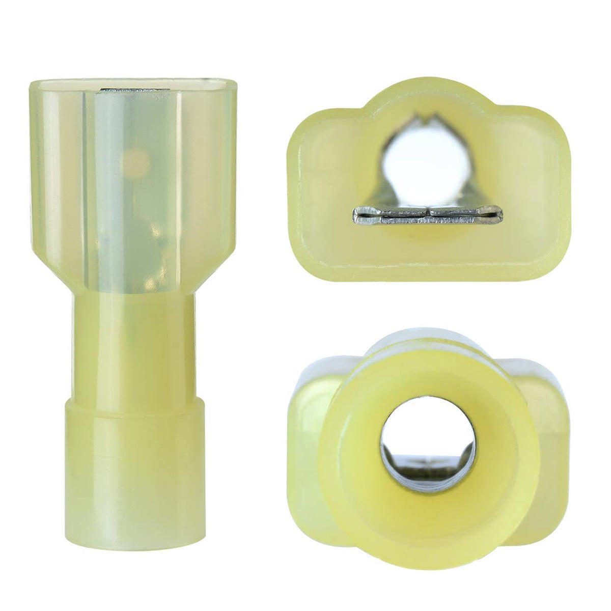 XScorpion Insulated Male Quick Disconnect 10/12ga. - Yellow (100 pack)