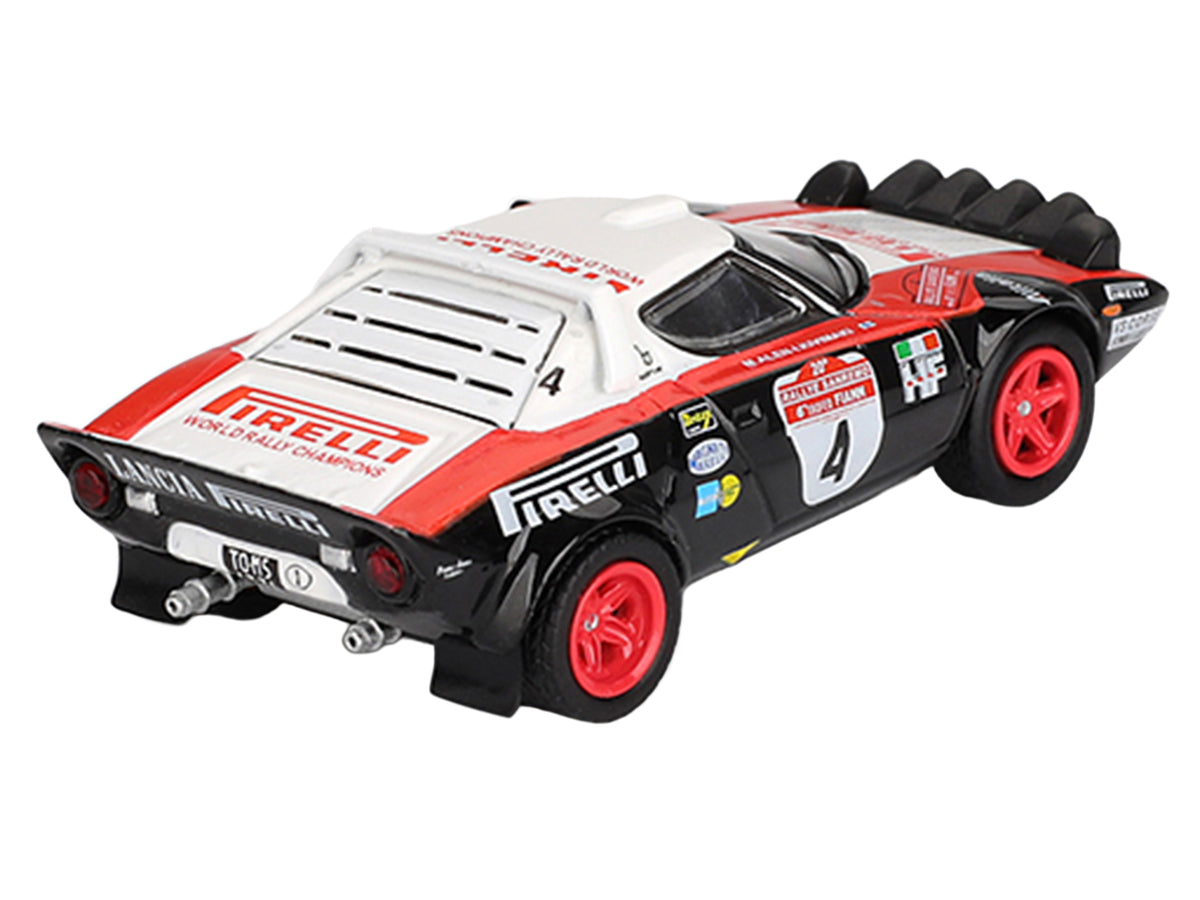 Lancia Stratos HF #4 Markku Alen - Ilkka Kivimaki Winner "Rally Sanremo" (1978) Limited Edition 1/64 Diecast Model Car by Mini GT
