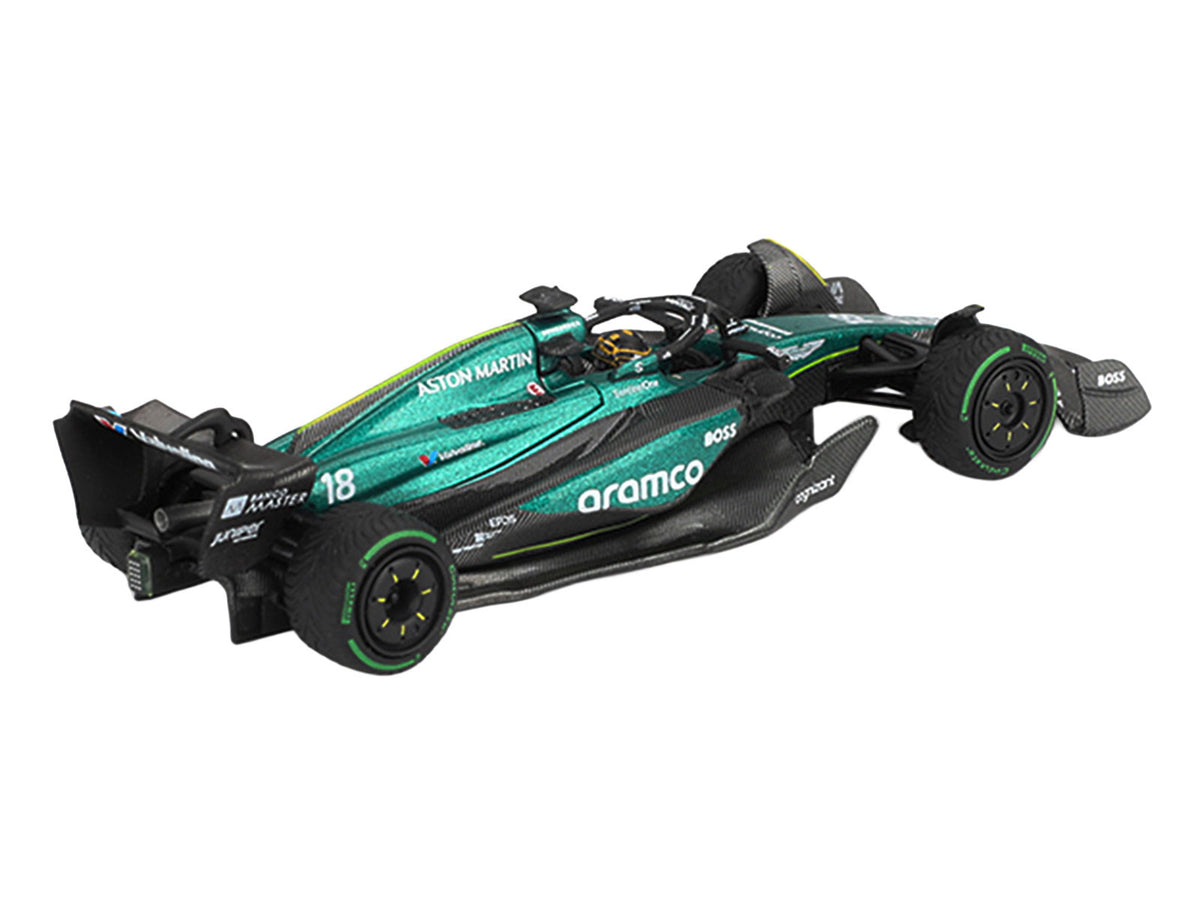 Aston Martin AMR24 #18 Lance Stroll Formula One 1/64 Diecast Model Car - Mini GT