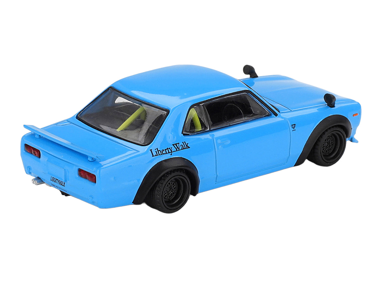 Nissan LB-Works Hakosuka RHD Baby Blue 1/64 Diecast Model Car - Mini GT