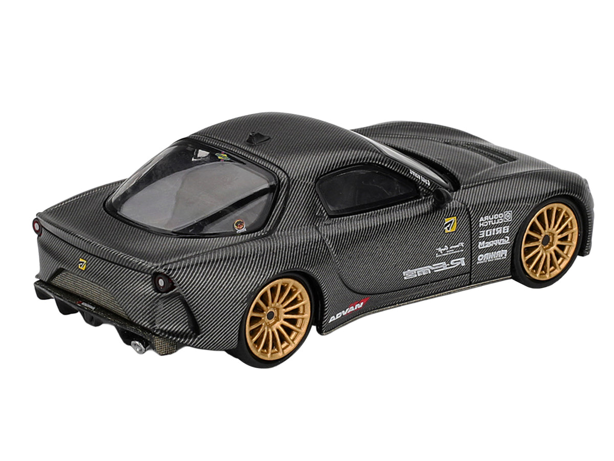 Mazda RX-7 RE-Amemiya Carbon Fiber 1/64 Diecast Model Car - Mini GT
