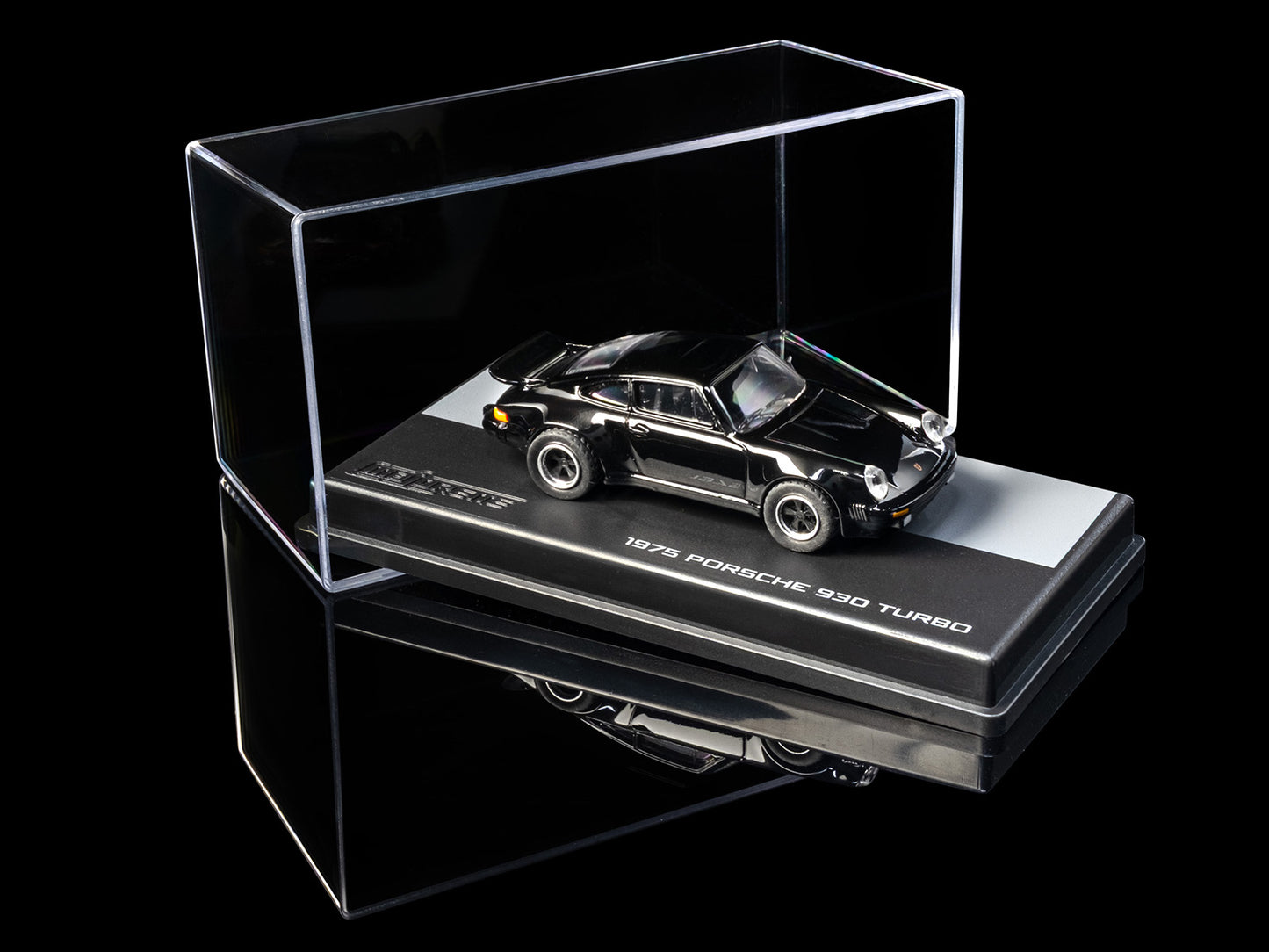 1975 Porsche 930 Turbo Black "Collection" Series 1/64 Diecast Model Car by Majorette