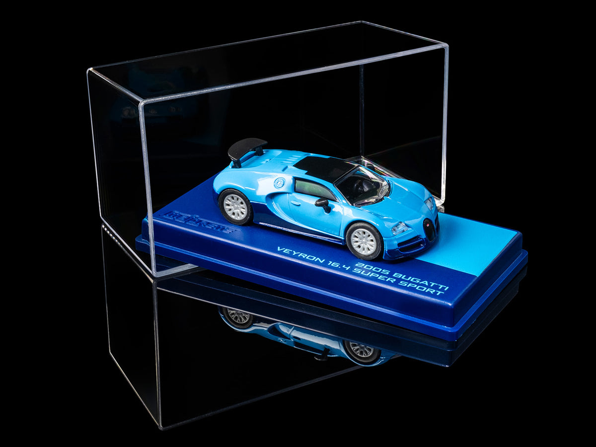 2005 Bugatti Veyron 16.4 Super Sport Blue "Collection" Series 1/64 Diecast