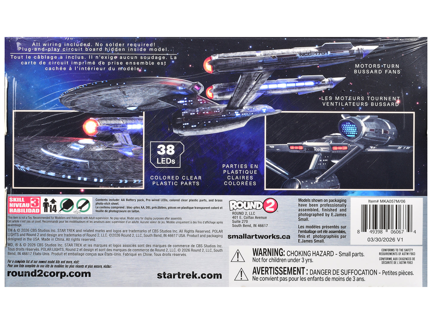 Star Trek: Strange New Worlds (2022-Current) TV Series USS Enterprise NCC-1701 Lighting Kit for 1/1000 Model Kit by Polar Lights T&y