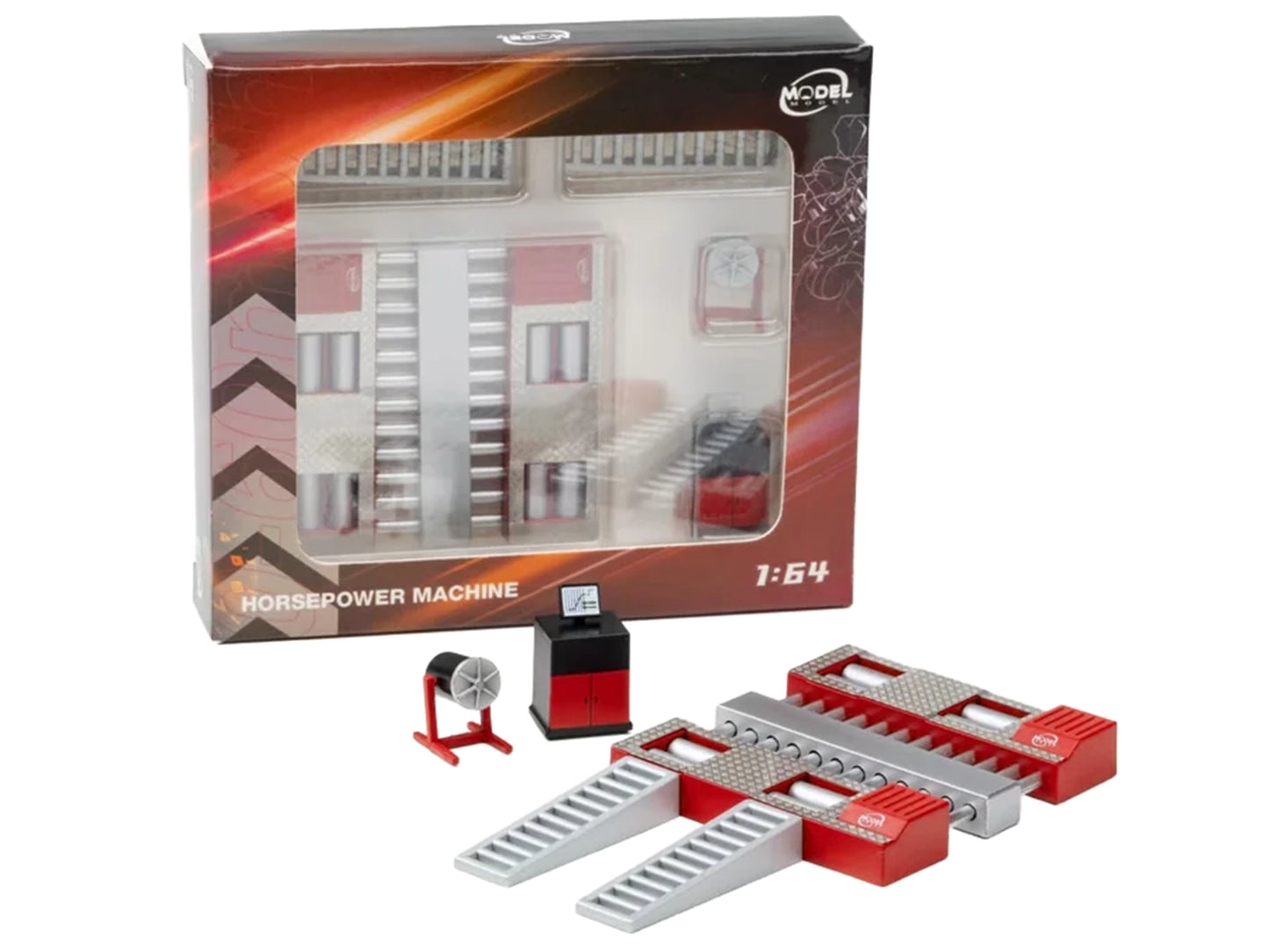 Horsepower Machine Red 1/64 Diecast Model by Model Model