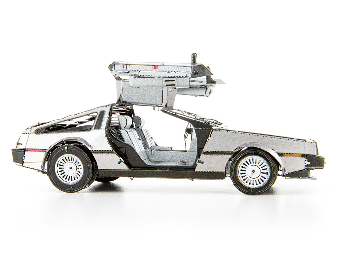 Model Kit DeLorean Brushed Metal (Moderate Difficulty) Steel Model