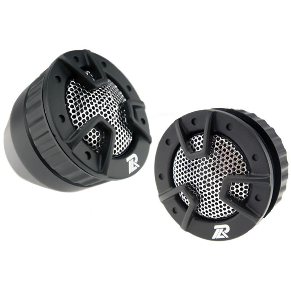Power Acoustik 1" Piezo Tweeters ELE (Pair) 250 Watts Max 4-Way Mount