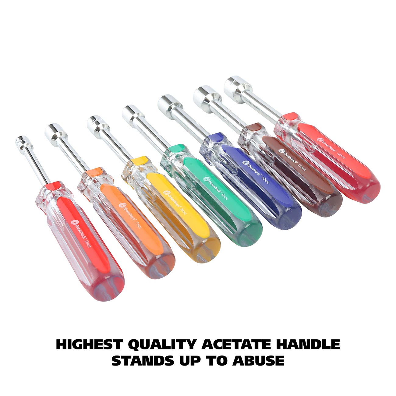 GreatNeck Metric Nutdriver Set (7-Piece Set)