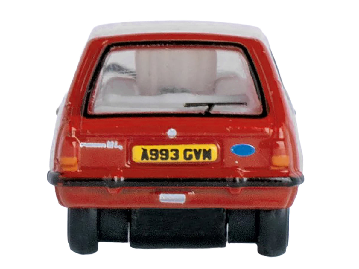 Ford Fiesta Mk1 RHD Venetian Red 1/148 (N) Scale Diecast Model Car