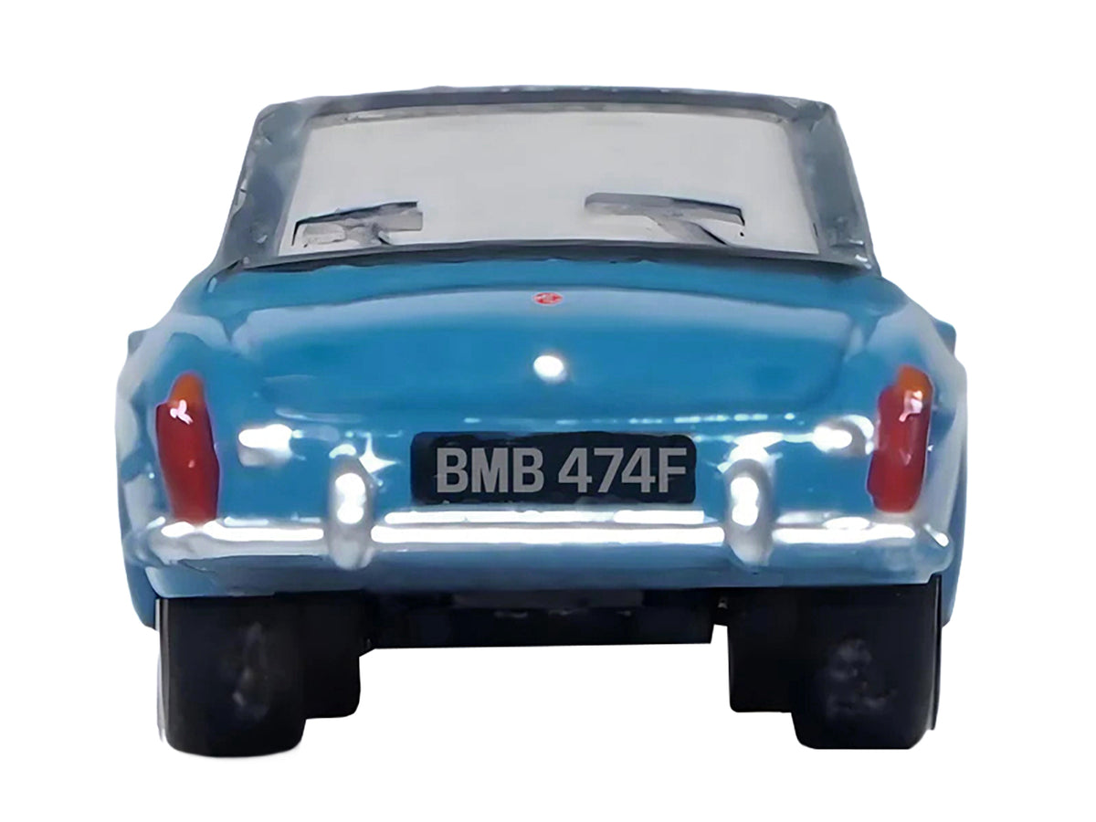 MG MGB Roadster RHD Iris Blue 1/148 (N) Scale Diecast Model Car - Oxford Diecast