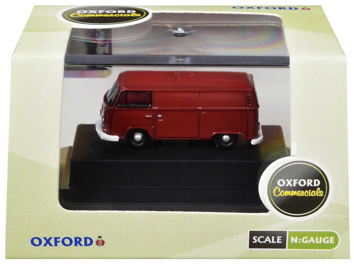 Volkswagen T2 Van Senegal Red 1/148 (N) Scale Diecast Model Car - Oxford Diecast