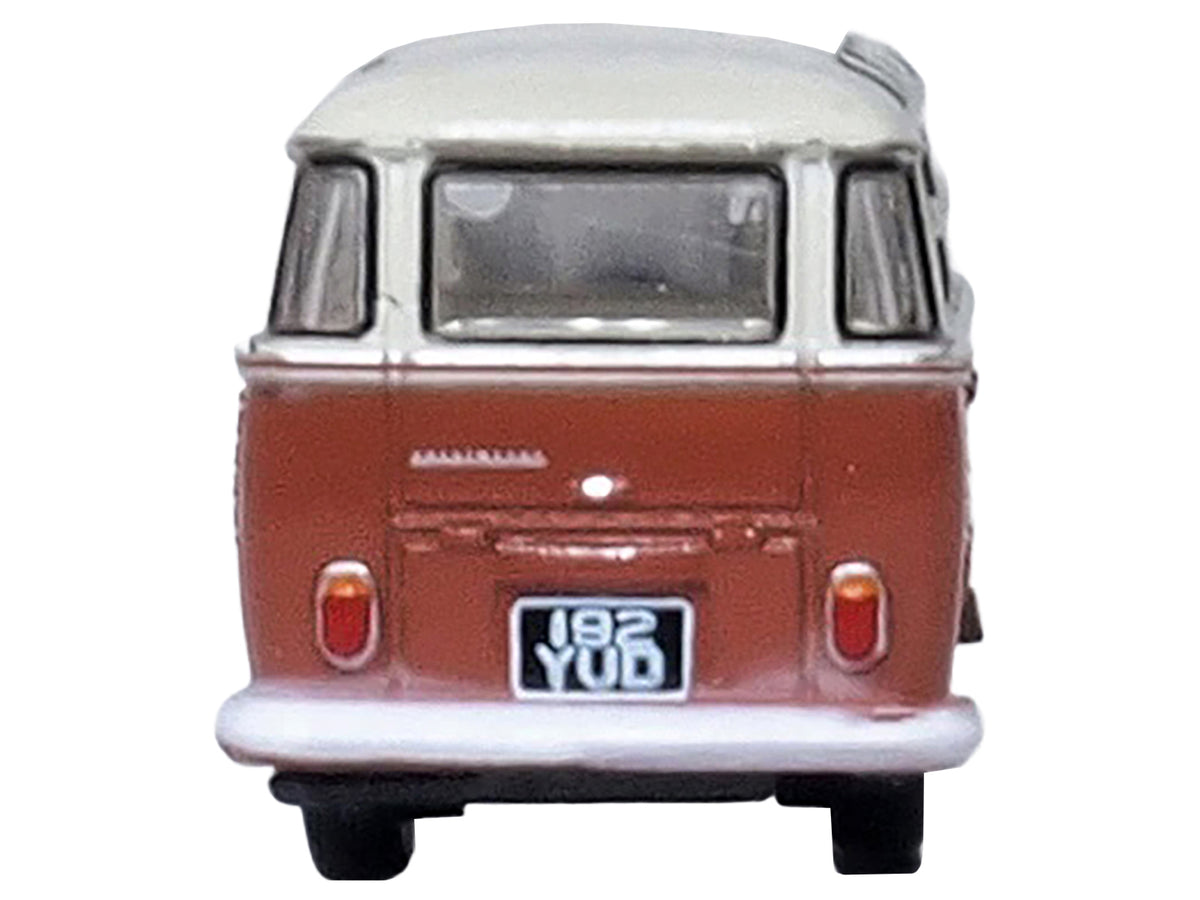 Volkswagen T1 Samba Bus Sealing Wax Red 1/148 Diecast Model - Oxford Diecast