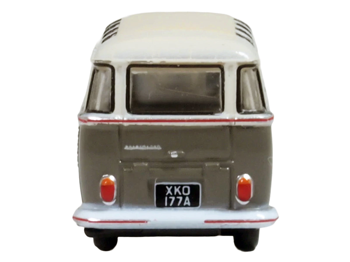 Volkswagen T1 Samba Bus Mouse Grey Pearl 1/148 Diecast Model - Oxford Diecast