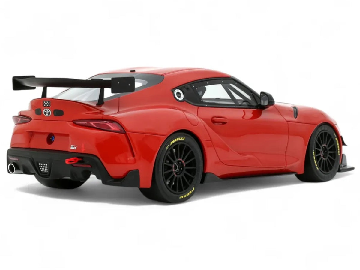 2023 Toyota Supra GT4 100 Edition Plasma Orange Metallic 1/18 Model