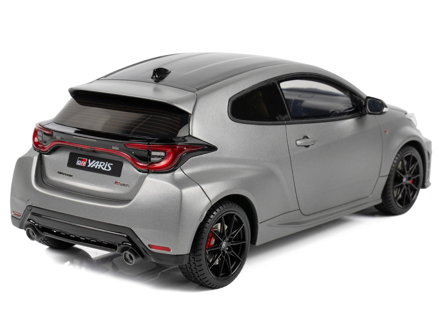 2024 Toyota GR Yaris Precious Metal Gray Metallic Limited Edition to 999 pieces Worldwide 1/18 Model Car by Otto Mobile