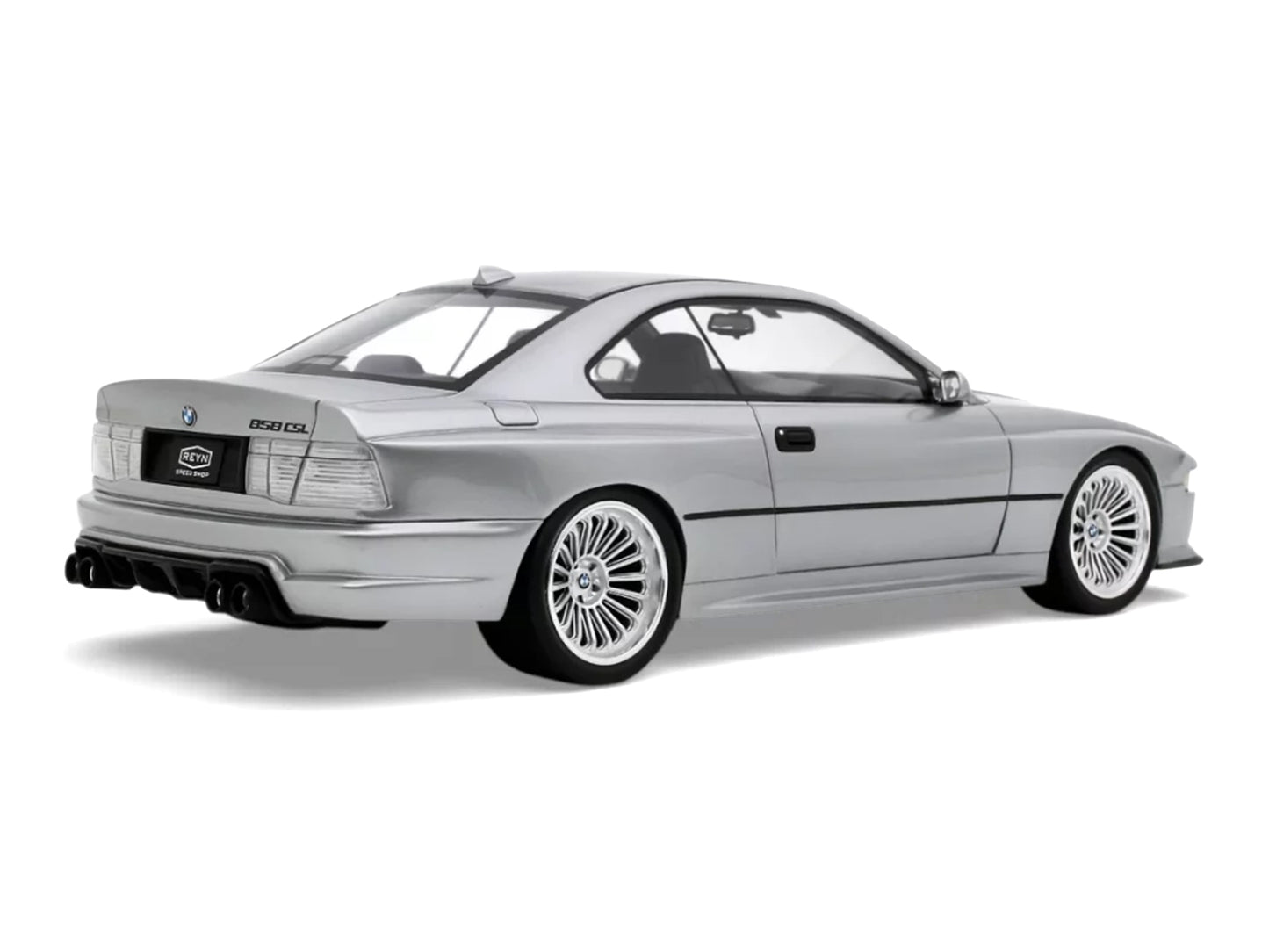 2024 BMW Reyn Speed Shop 858 CSL "Designed by JONSIBAL" Chrome Shadow Metallic Limited Edition to 2000 pieces Worldwide 1/18 Model Car by Otto Mobile