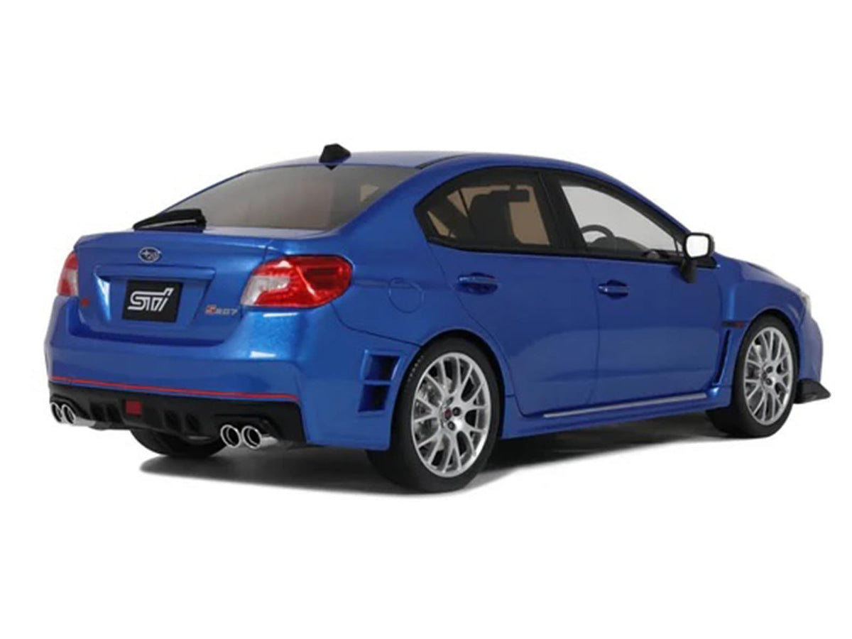 2015 Subaru WRX Sti S207 RHD Blue Pearl Metallic Limited Ed. 2000 pcs 1/18 Model