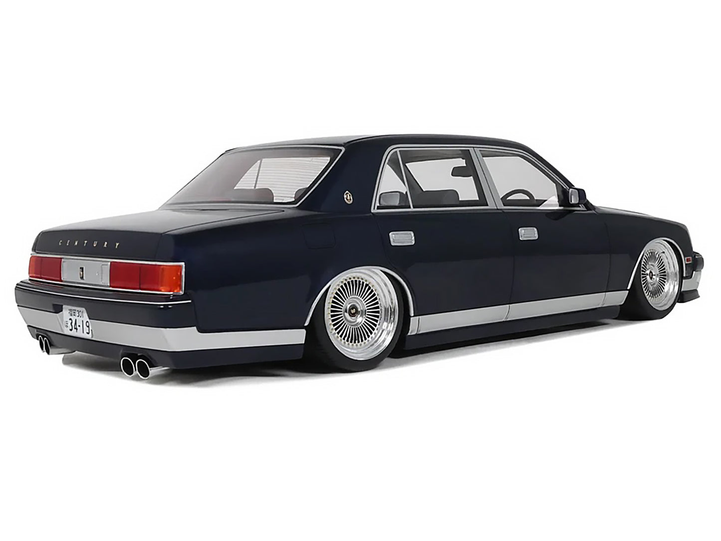 2008 T&yota Century V12 Stance RHD (Right Hand Drive) Blue Mica Limited Edition to 999 pieces Worldwide 1/18 Model Car by Otto Mobile T&y