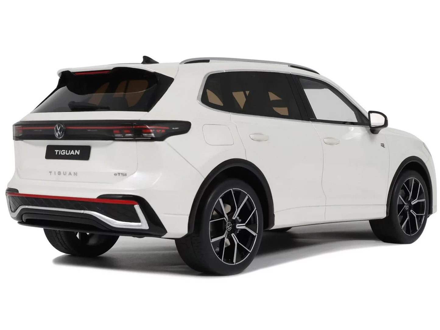2024 Volkswagen Tiguan E Tsi R-Line Oryx White Pearl Limited Edition to 999 pieces Worldwide 1/18 Model Car by Otto Mobile T&y