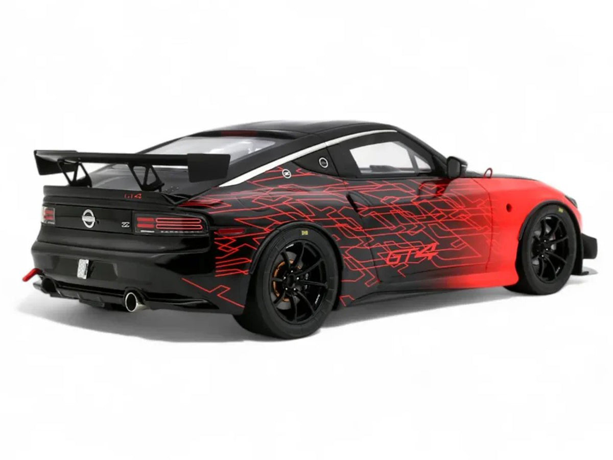 2022 Nissan Z GT4 #23 Black with Red Graphics "2022 SEMA Show" 1/18 Model