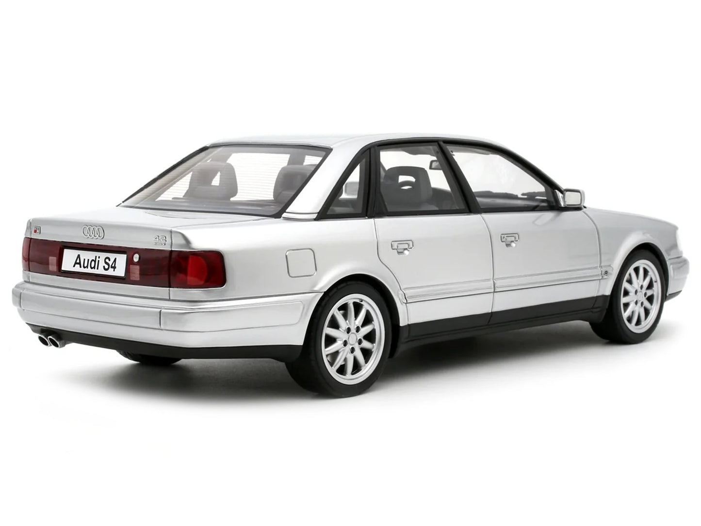 Audi S4 (C4) 4.2 V8 Crystal Silver Metallic Limited Edition to 2000 pieces Worldwide 1/18 Model Car by Otto Mobile