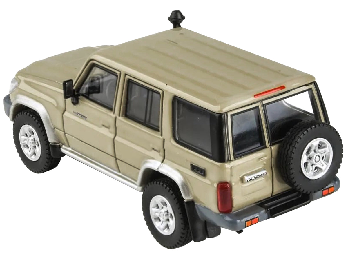 2014 Toyota Land Cruiser 76 Sandy Taupe Tan 1/64 Diecast Model Car - Paragon