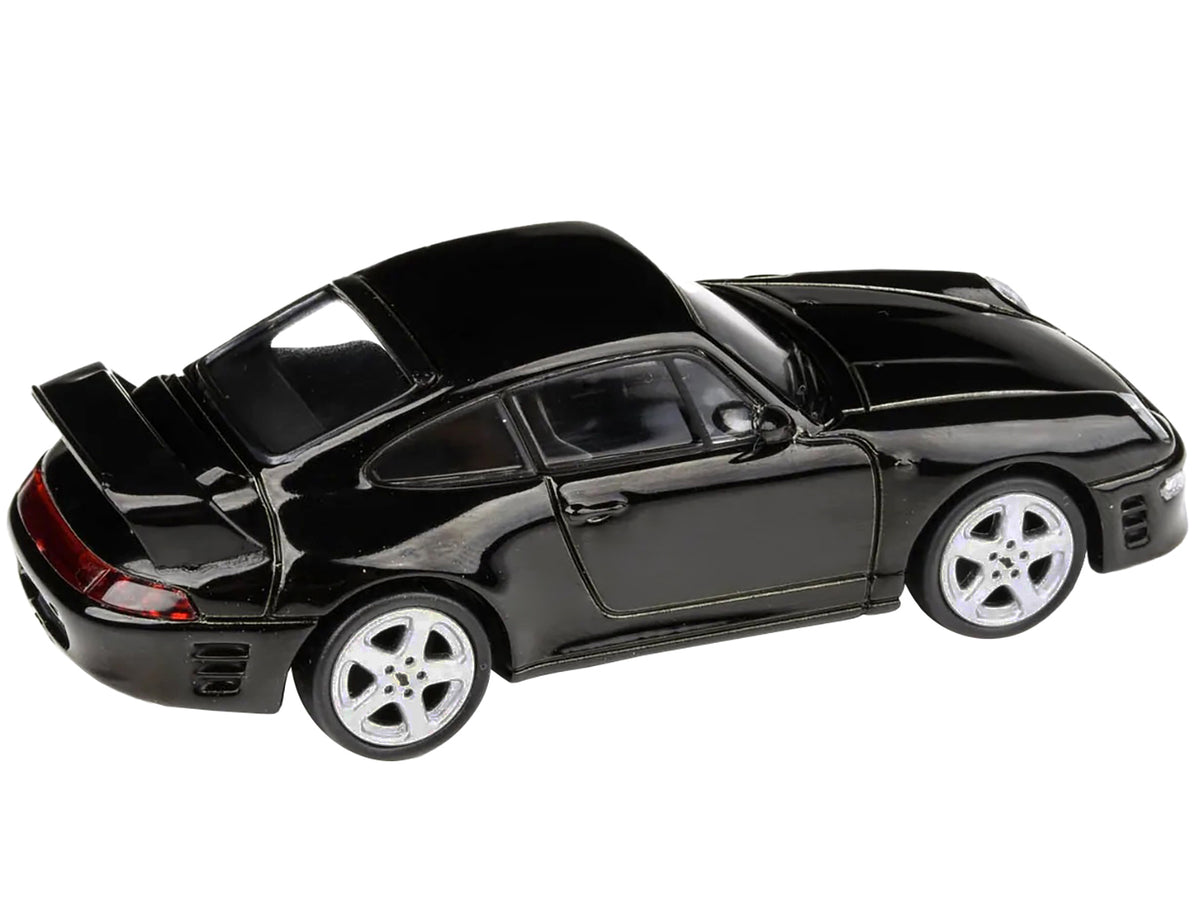 1995 RUF CTR2 Black 1/64 Diecast Model Car - Paragon