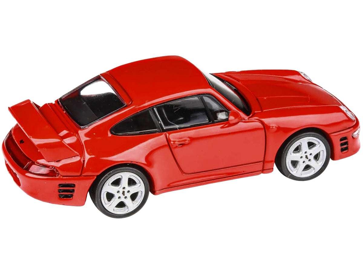 1995 RUF CTR2 Guards Red 1/64 Diecast Model Car - Paragon