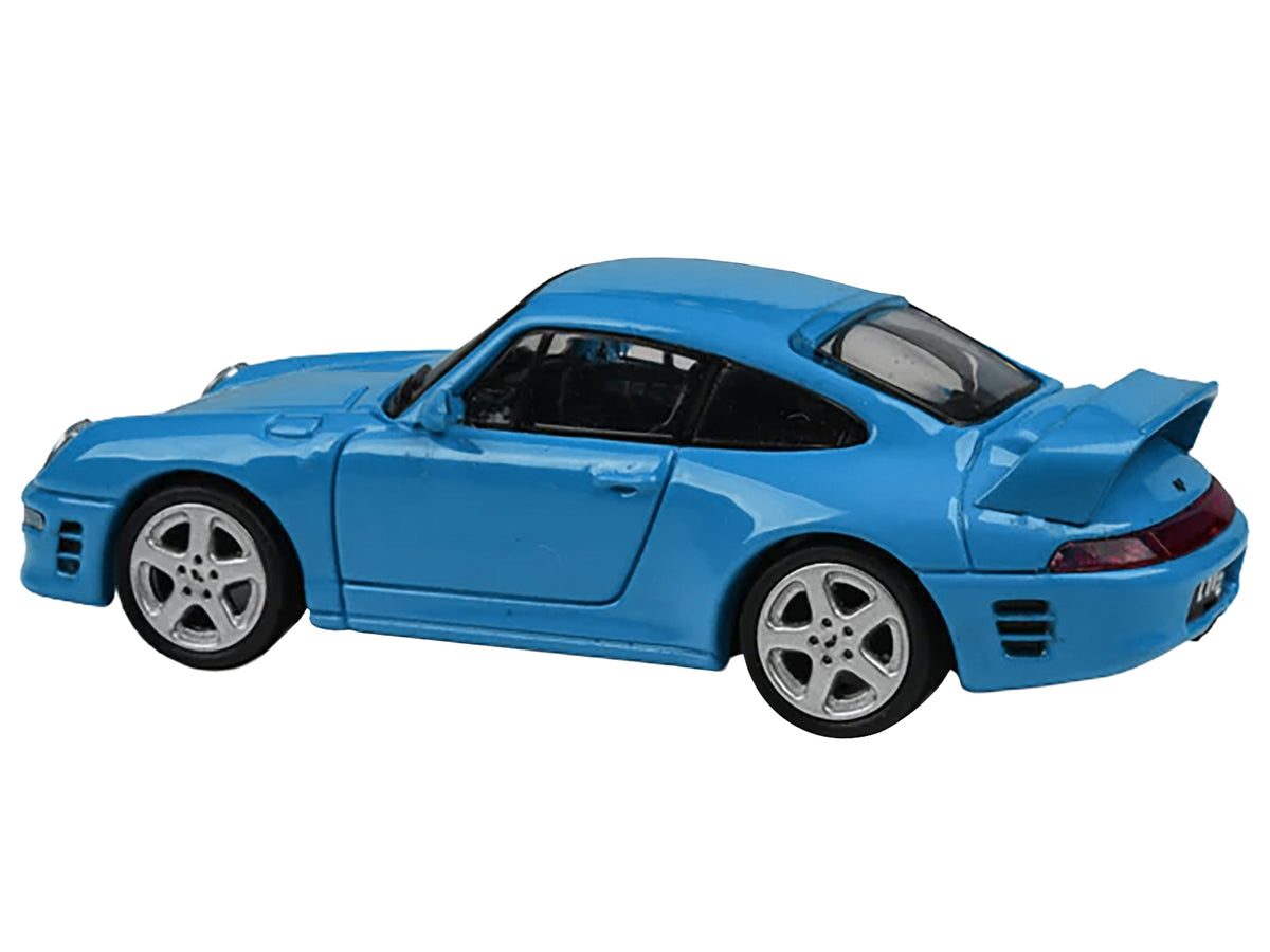 1995 RUF CTR2 Mexico Blue 1/64 Diecast Model Car by Paragon Models - Paragon