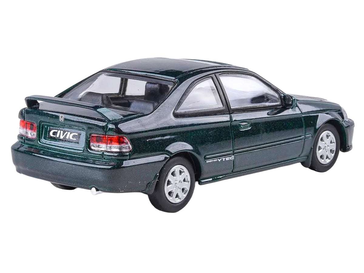 1999 Honda Civic Si EM1 Clover Green Pearl 1/64 Diecast Model Car - Paragon