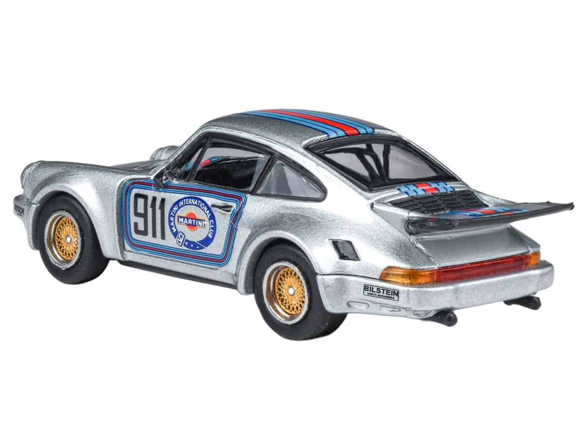 Porsche 911 Carrera RSR 3.0 Silver Metallic 1/64 Diecast Model Car - Paragon