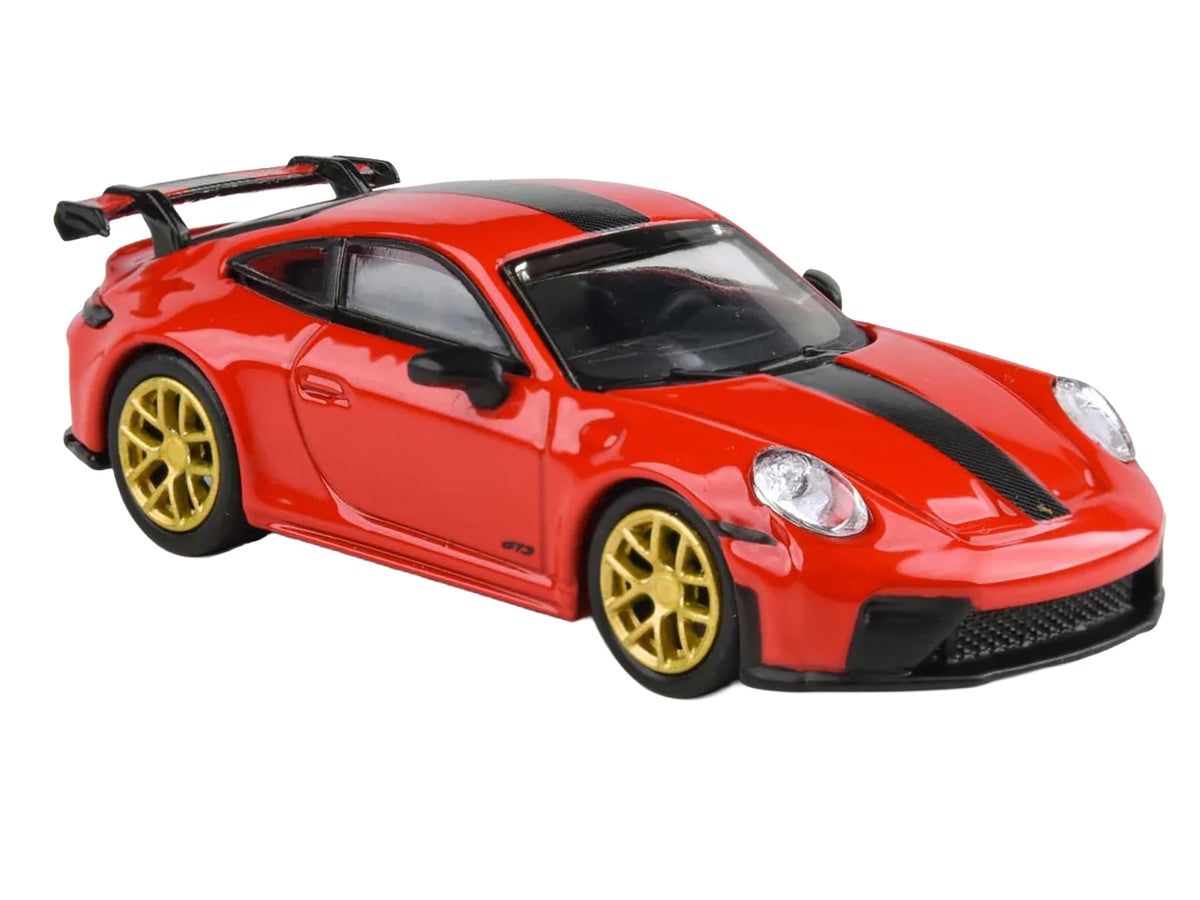 2025 Porsche 911 GT3 (992.2) Guards Red Carbon 1/64 Diecast Model Car - Paragon