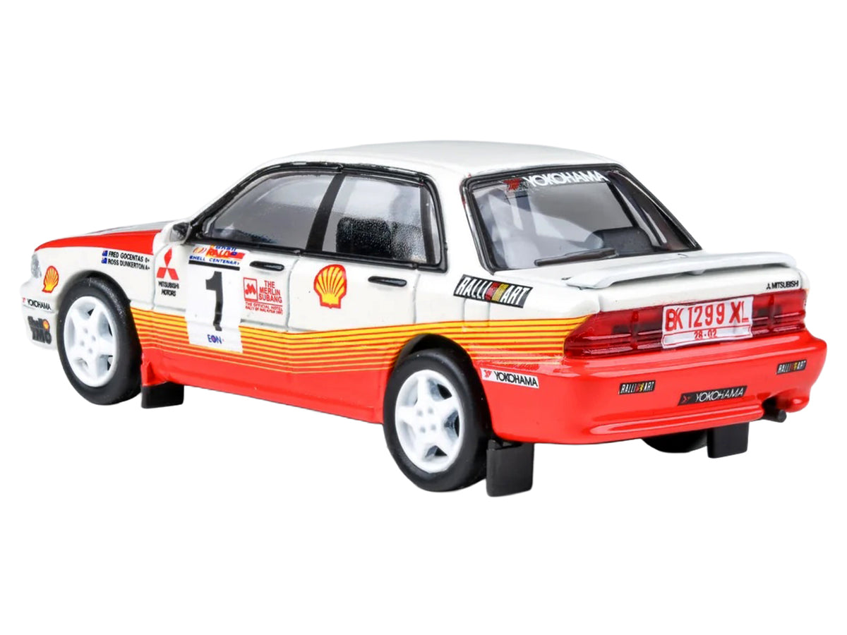 Mitsubishi Galant VR-4 RHD #1 Ross Dunkerton - 1/64 Diecast Model Car - Paragon
