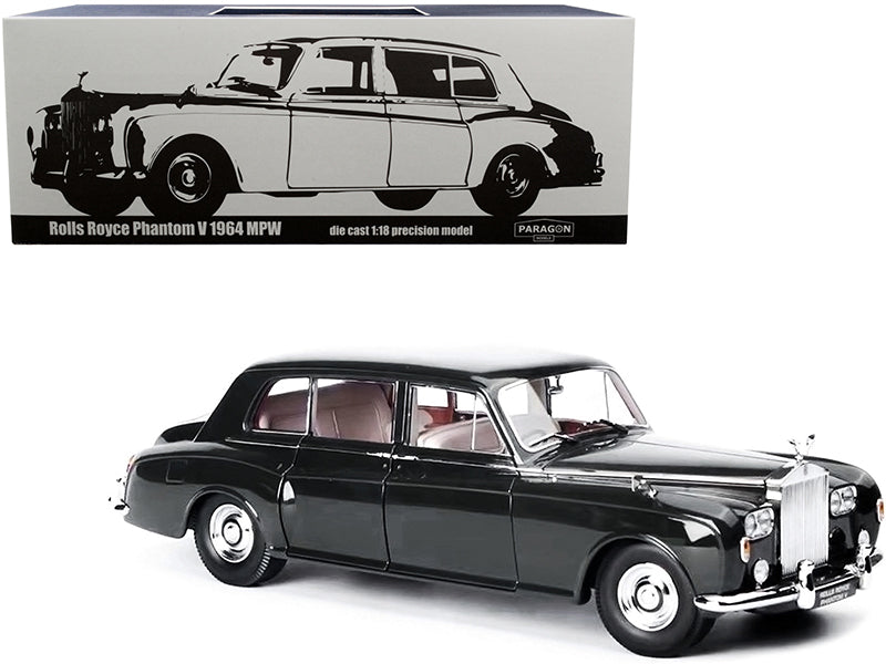 1964 Rolls Royce Phantom V Brewster Green 1/18 Diecast Model Car - Paragon
