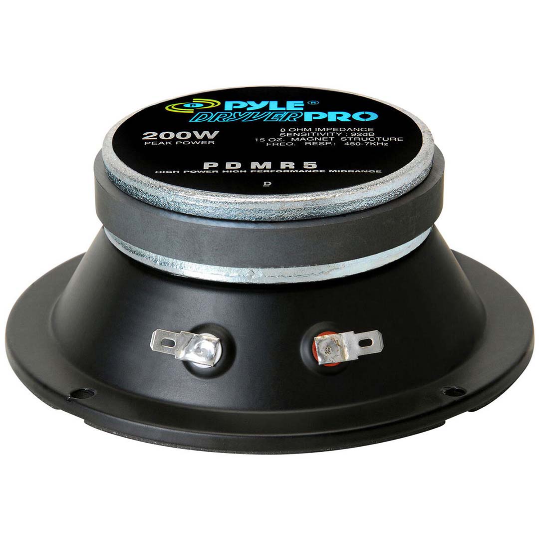 Pyle 5" Midrange Driver 200 Watts Max 8 Ohm