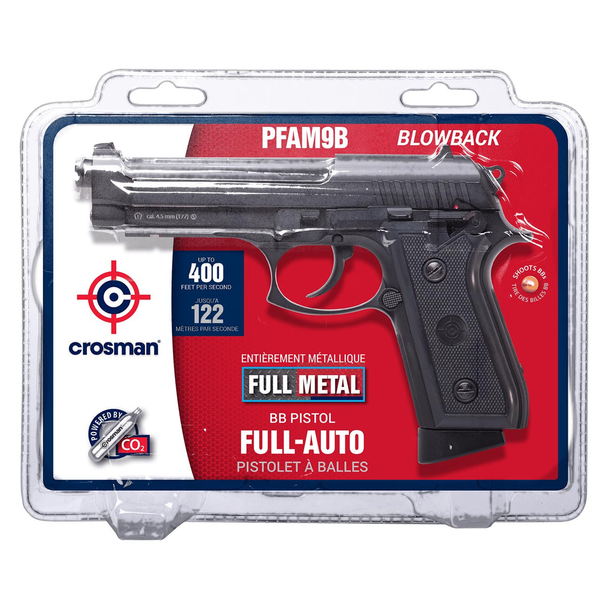 Crosman Blowback Automatic CO2 Powered BB Air Pistol