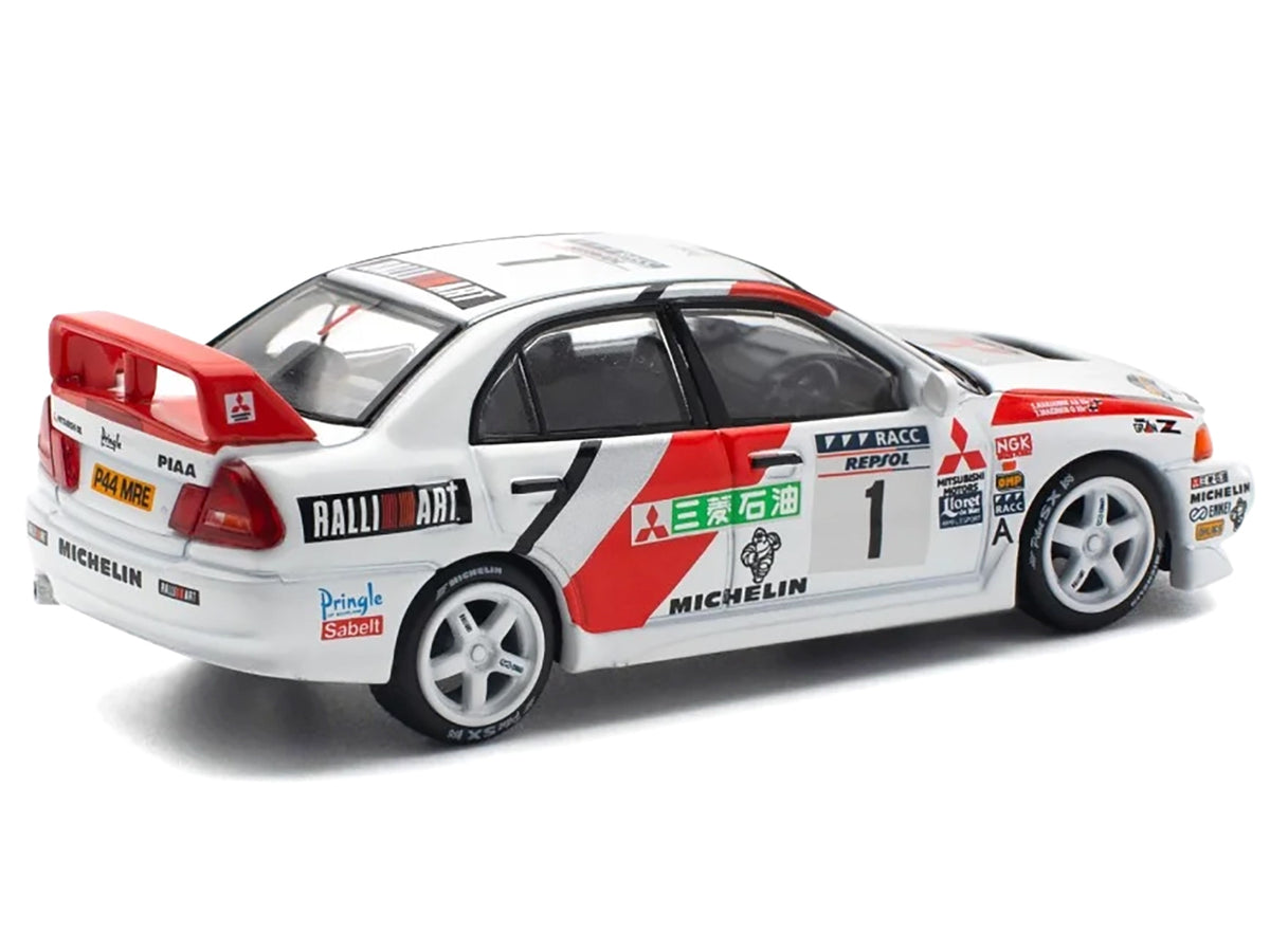 Mitsubishi Lancer Evolution IV RHD #1 Tommi 1/64 Diecast Model Car - Pop Race