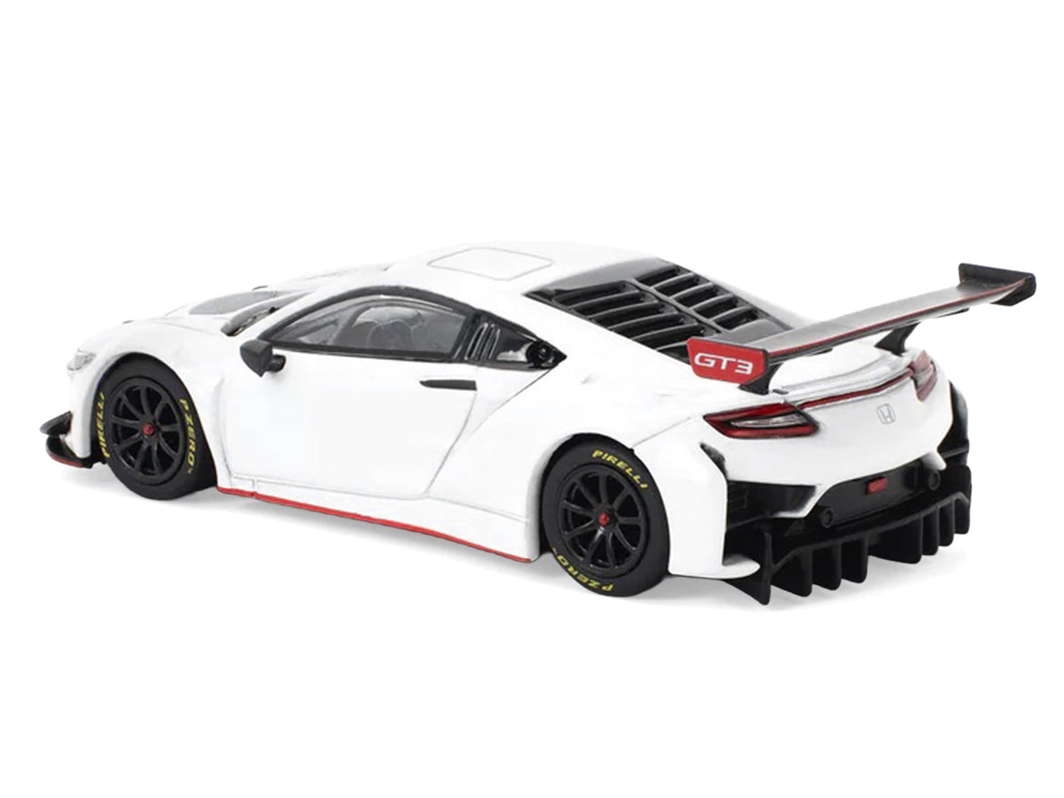 Honda NSX GT3 EVO22 White 1/64 Diecast Model Car - Pop Race