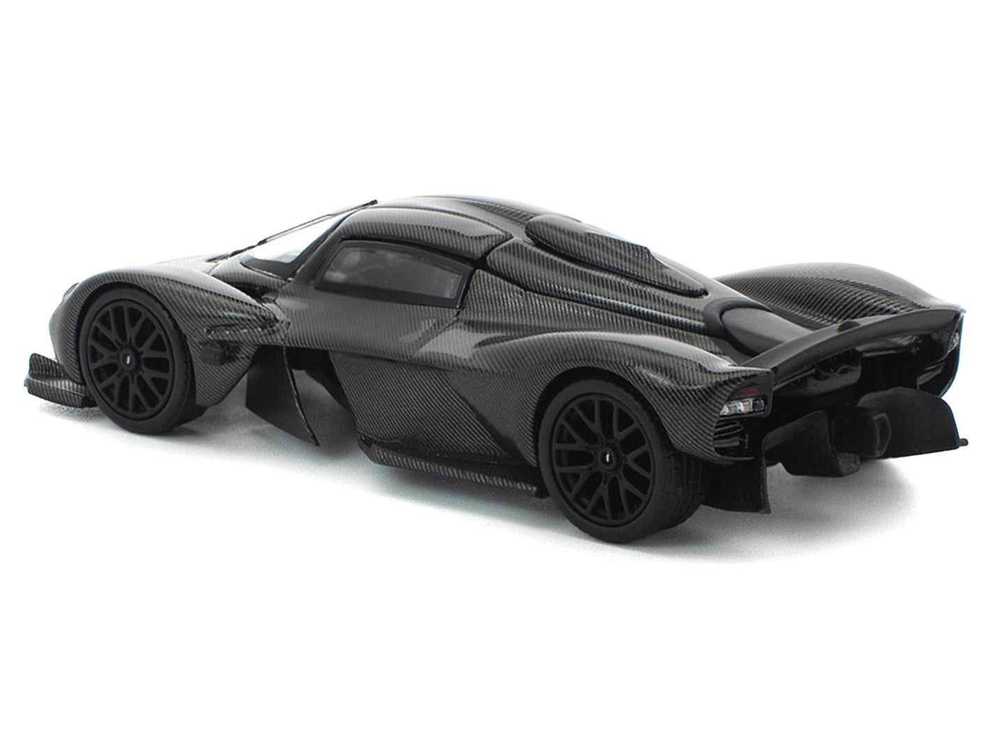 Aston Martin Valkyrie Carbon Fiber 1/64 Diecast Model Car by Pop Race