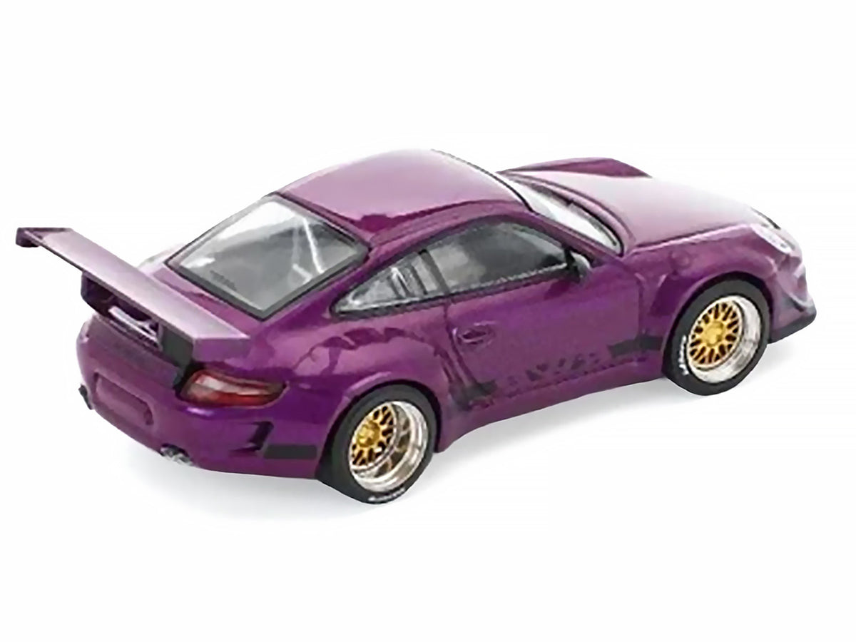 RWB 997 Purple Metallic with Black Stripes 1/64 Diecast Model Car - Pop Race