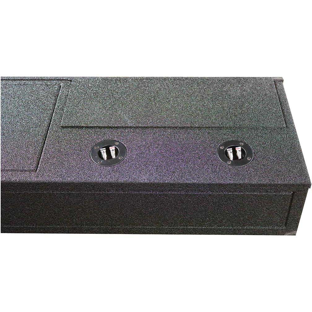 QPower “QBOMB” Ford F-Series Super Crew '09-'26 Dual 8″ Empty Woofer Enclosure