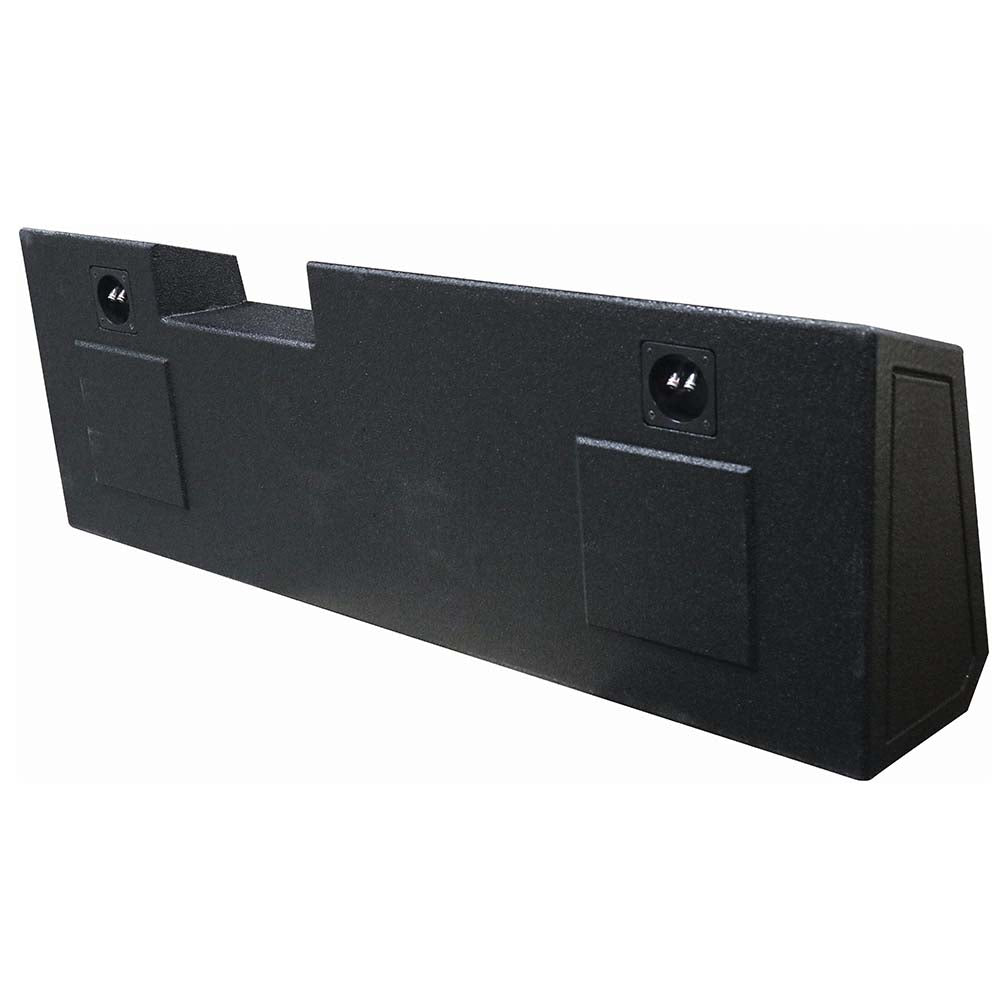 QPower Chevy/GMC Crew Cab or Double Cab '19 - '26 Dual 10" Sealed Woofer Enclosure