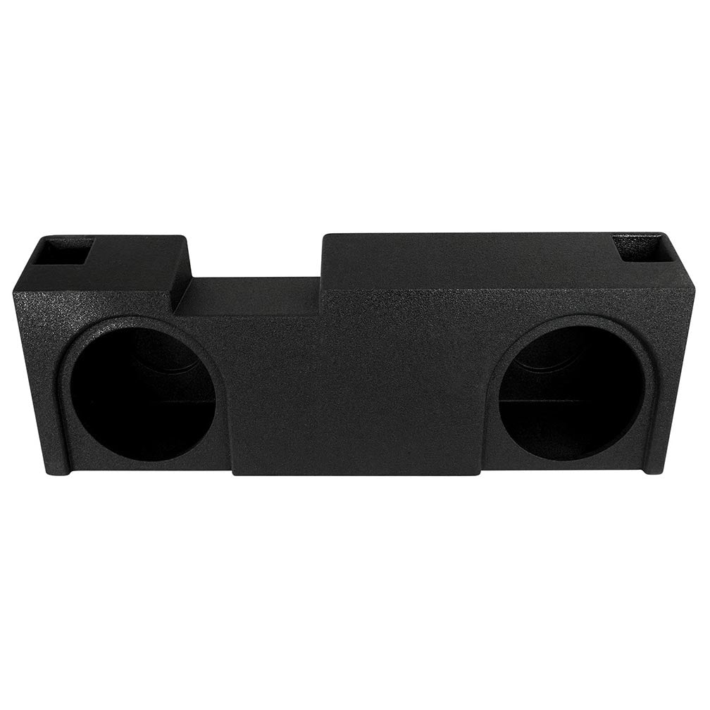 QPower “QBOMB” Chevy/GMC Crew Cab or Double Cab ’19-'24 Dual 10″ Vented Empty Woofer Box