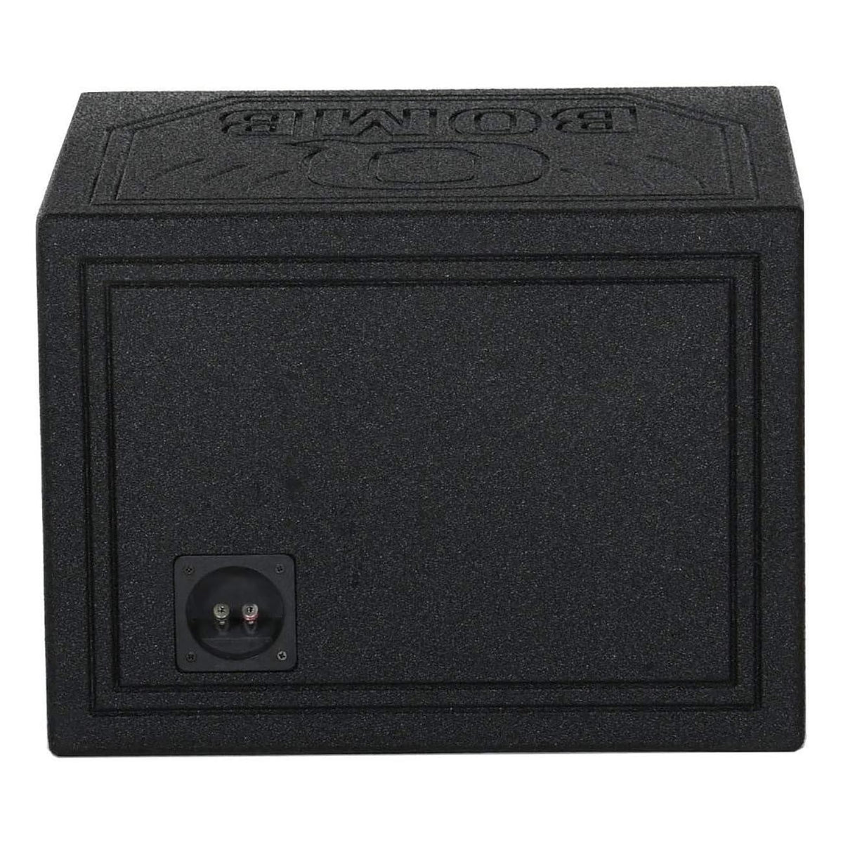 QPower “QBOMB” Single 10″ Horn-Ported Empty Woofer Box