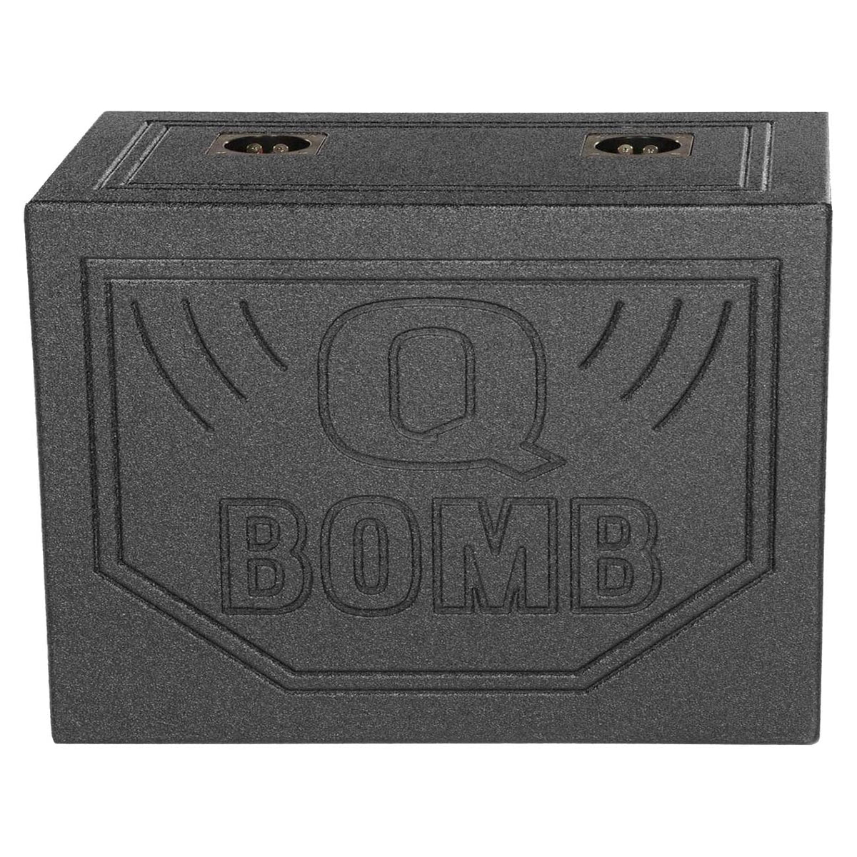 QPower “QBOMB” Dual 12″ Turbo-Ported Empty Woofer Box