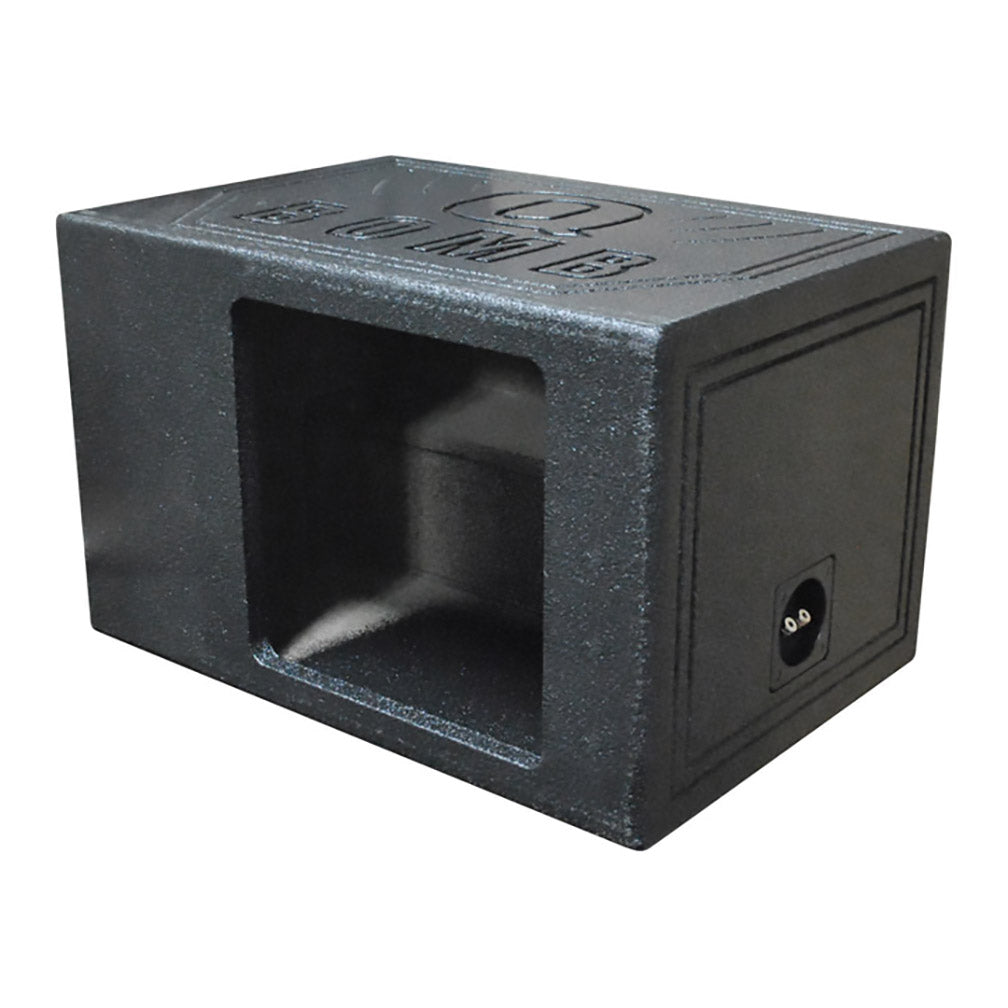 Qpower Single 12" Bomb BoxSquare Ported Square Woofer opening