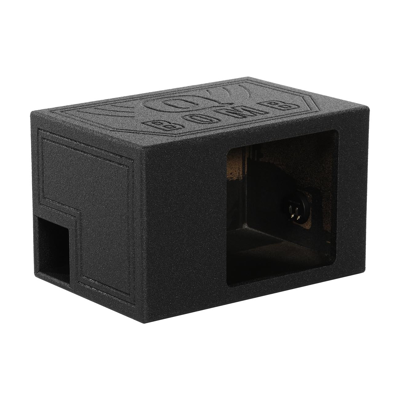 Qpower Single 12" Bomb BoxSquare Ported Square Woofer opening